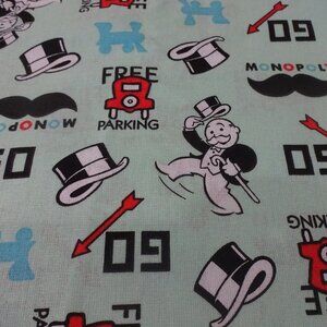 Fun MONOPOLY MULTI COLORED ICONS Handmade Cotton Pillowcase Standard/Queen